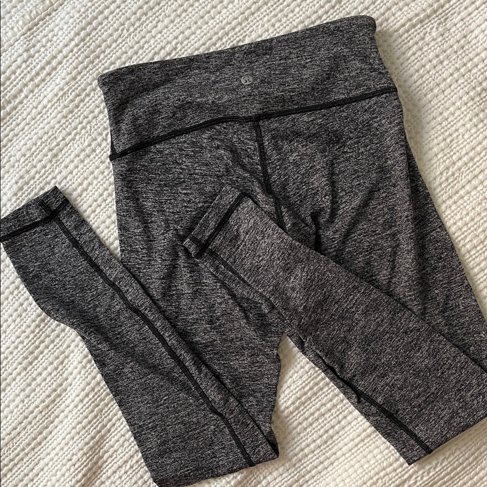 Women's lululemon Heathered Gray Active Leggings - Comfortable Everyday Bottoms